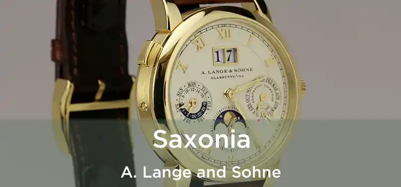  Saxonia A. Lange and Sohne